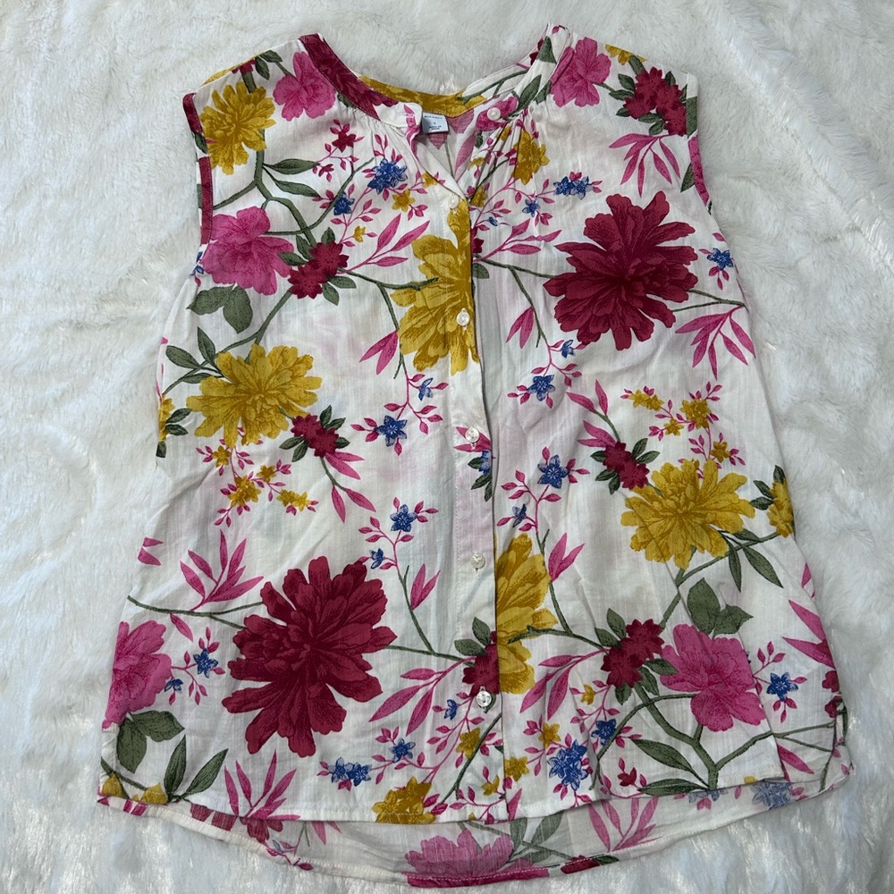 Floral Sleeveless Women's Top Old Navy